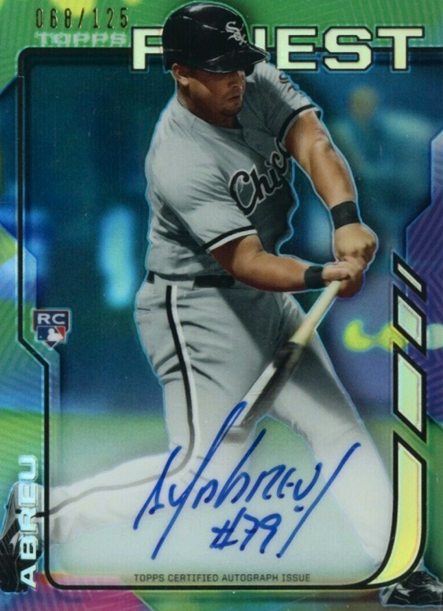 2014 Finest Rookie Autograph Jose Abreu #RA-JA Baseball Card