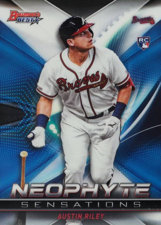 2019 Bowman's Best Neophyte Sensations Austin Riley #NS-3 Baseball Card