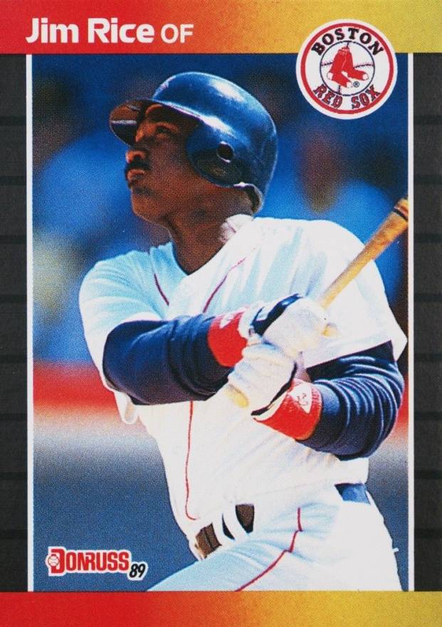 1989 Donruss Jim Rice #122 Baseball Card