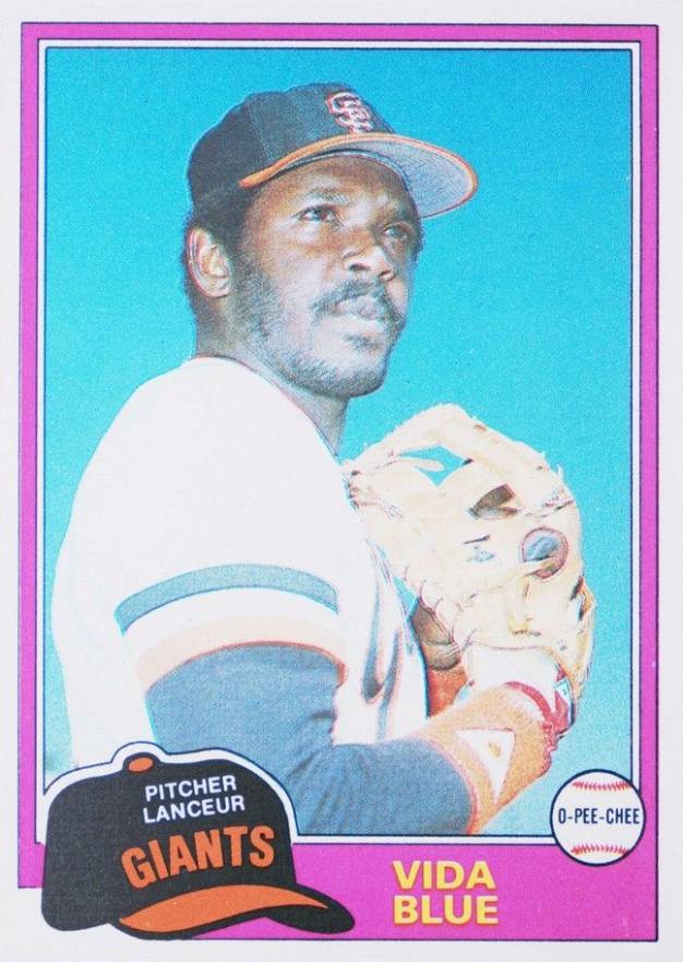 1981 O-Pee-Chee Vida Blue #310 Baseball Card