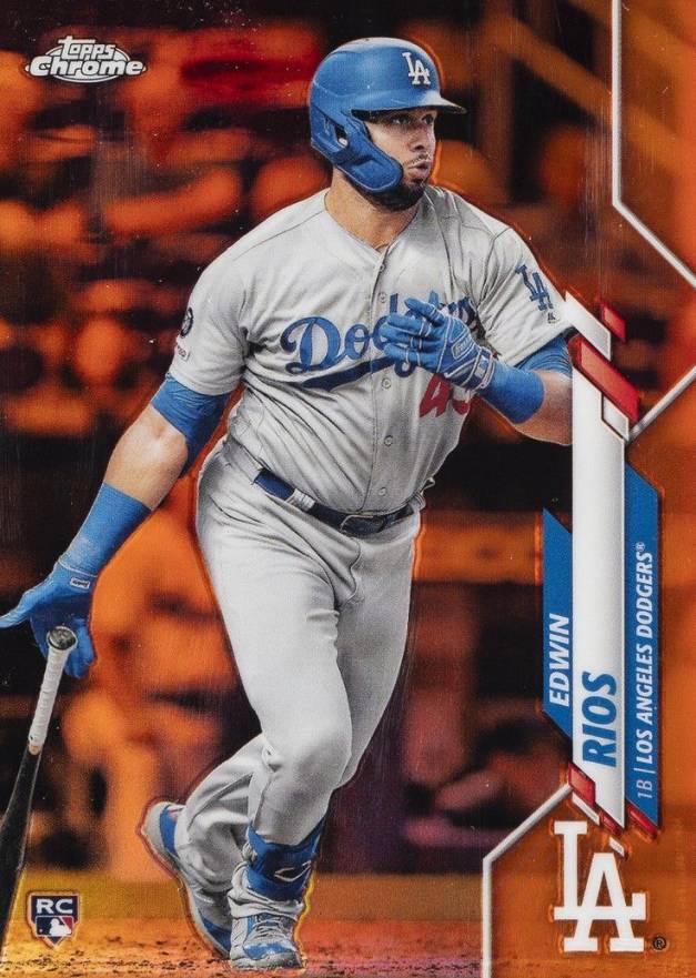2020 Topps Chrome Edwin Rios #95 Baseball Card