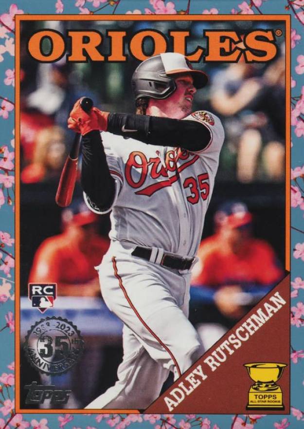 2023 Topps Baseball Japan Edition 1988 Topps Cherry Tree Variation Adley Rutschman #88B30 Baseball Card