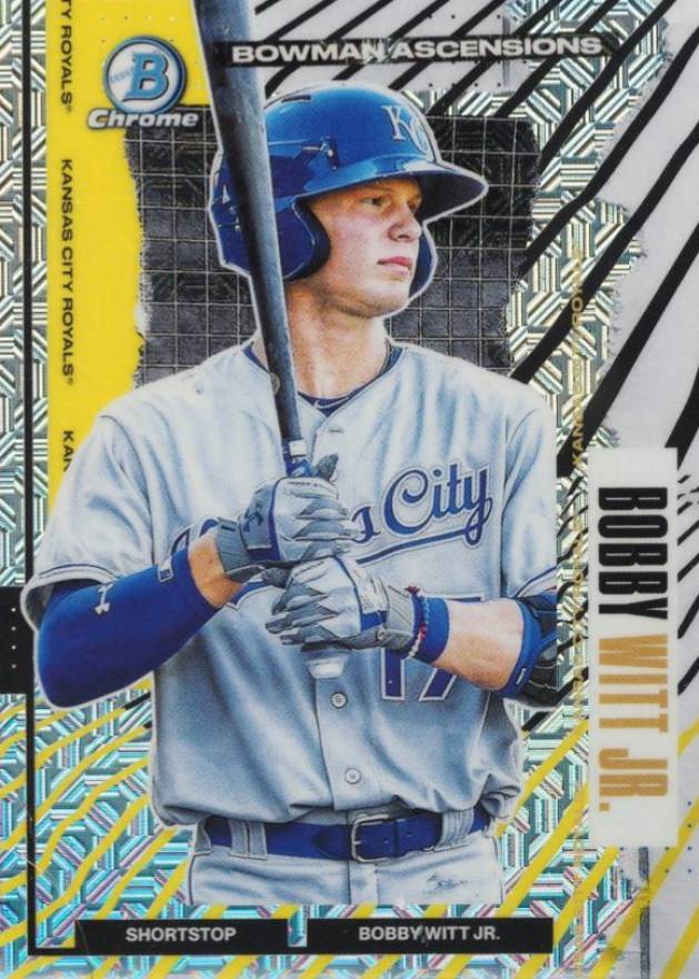 2021 Bowman Chrome Mega Box Bowman Ascensions Bobby Witt Jr. #BA18 Baseball Card