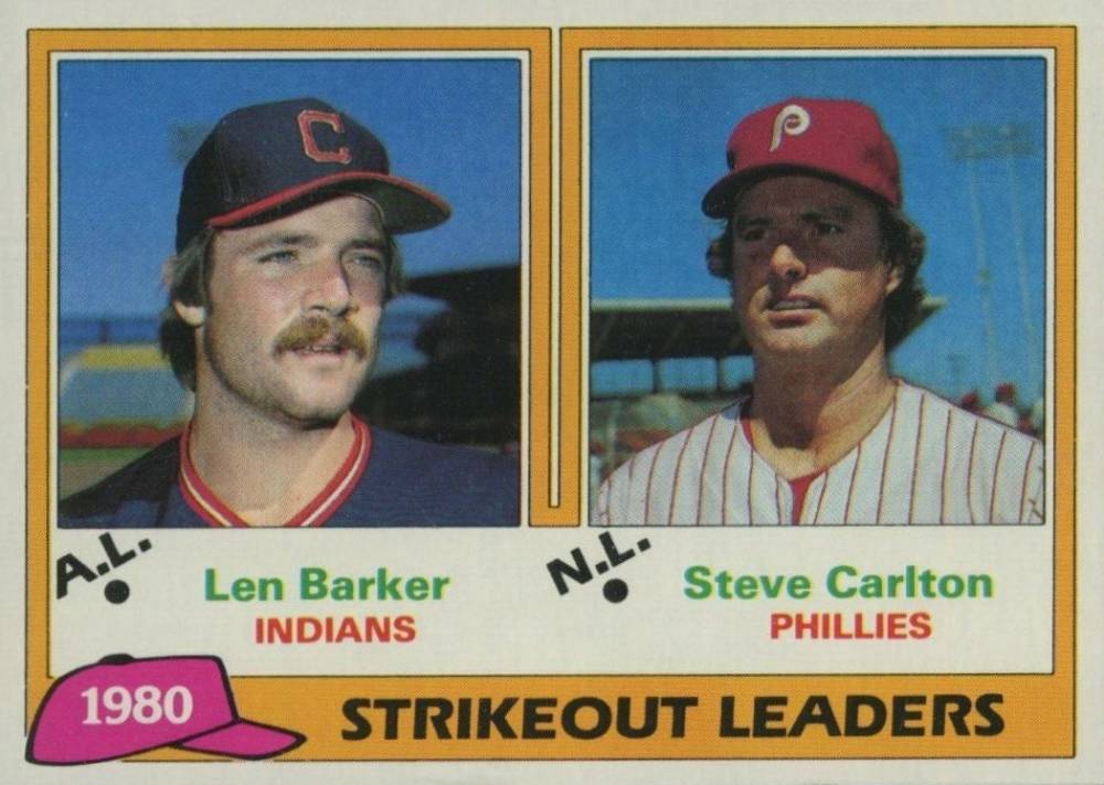1981 Topps Len Barker #6 Baseball Card