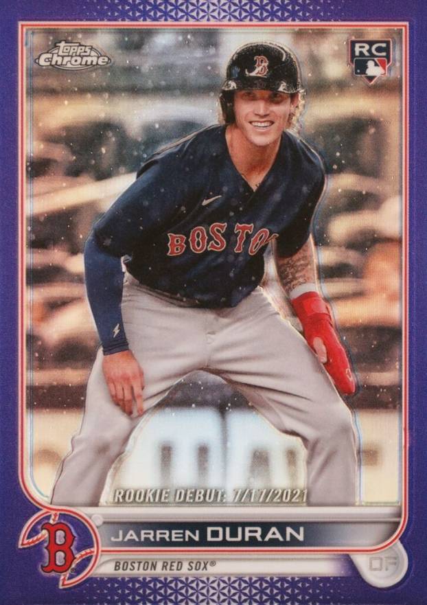 2022 Topps Chrome Update Jarren Duran #USC70 Baseball Card