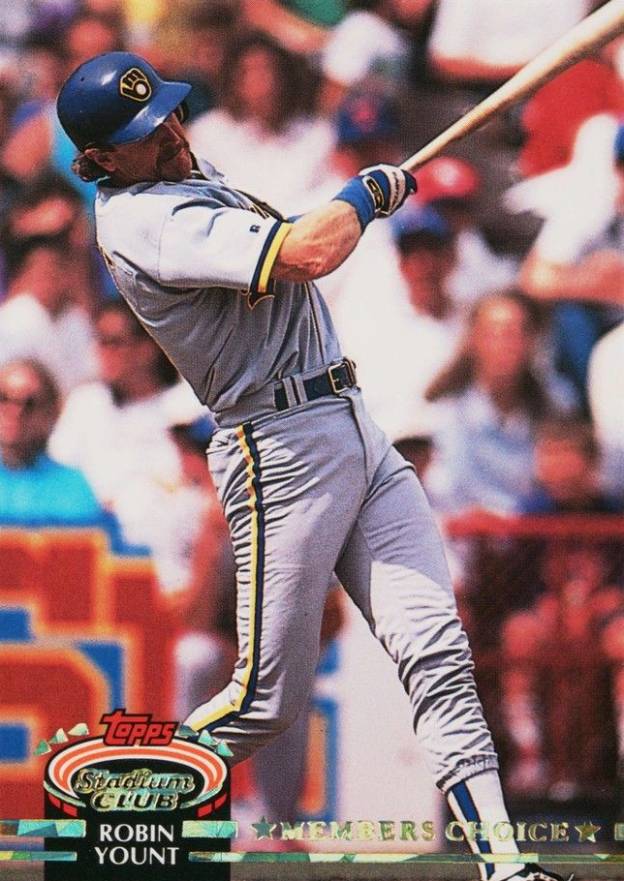 1992 Stadium Club Robin Yount #607 Baseball Card