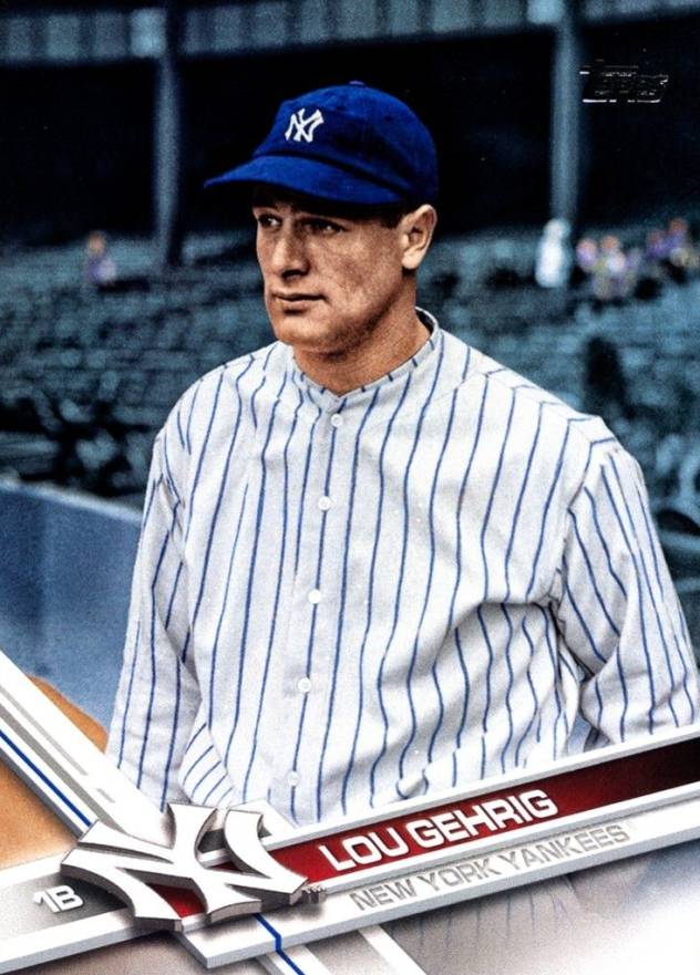 2017 Topps Update Lou Gehrig #US259 Baseball Card