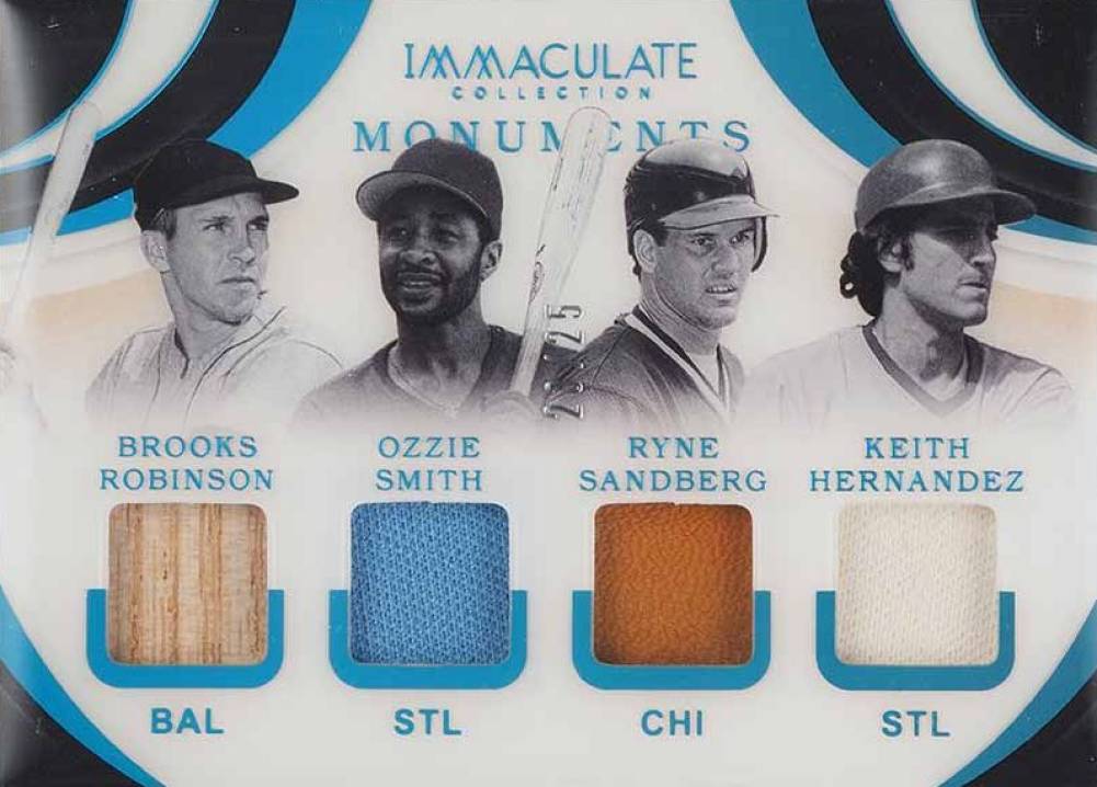 2020 Panini Immaculate Collection Monuments Relics Brooks Robinson #M16 Baseball Card