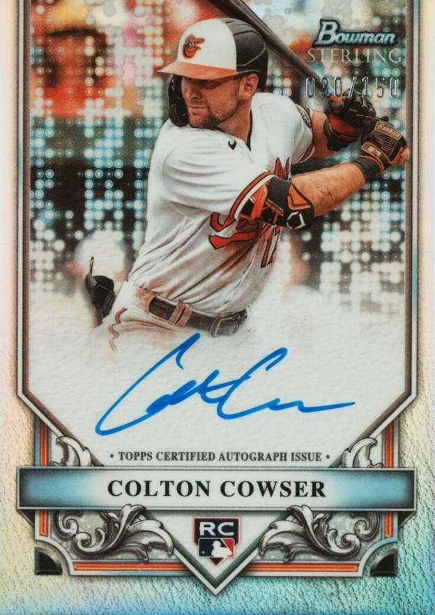 2024 Bowman Sterling Rookies Autographs Colton Cowser #RACC Baseball Card