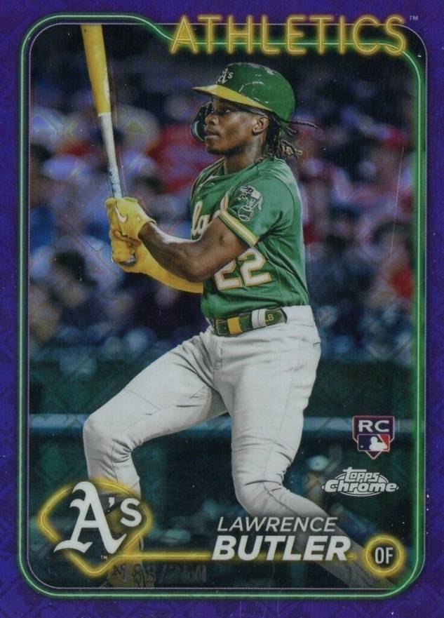 2024 Topps Chrome Logofractor Edition Lawrence Butler #5 Baseball Card