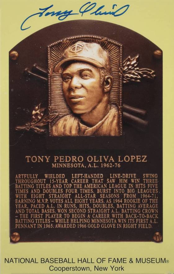 1999 Hall of Fame Autographs Tony Oliva # Baseball Card