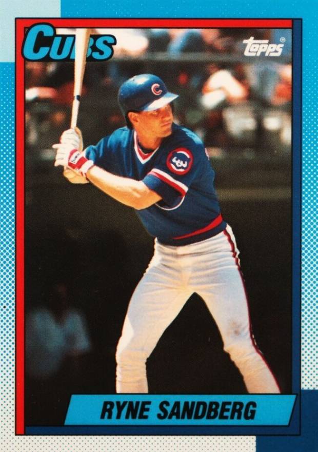 1990 Topps Tiffany Ryne Sandberg #210 Baseball Card