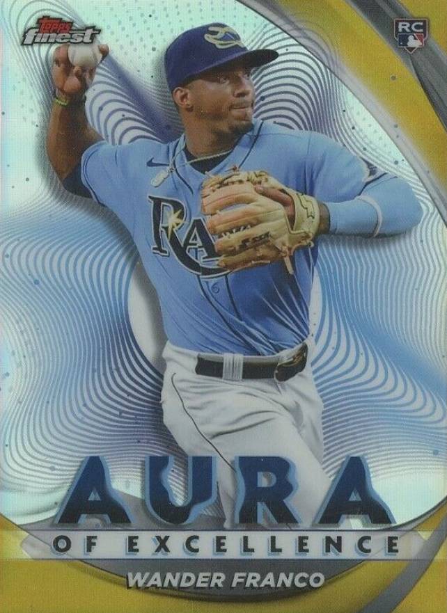 2022 Topps Finest Aura of Excellence Wander Franco #AEWF Baseball Card