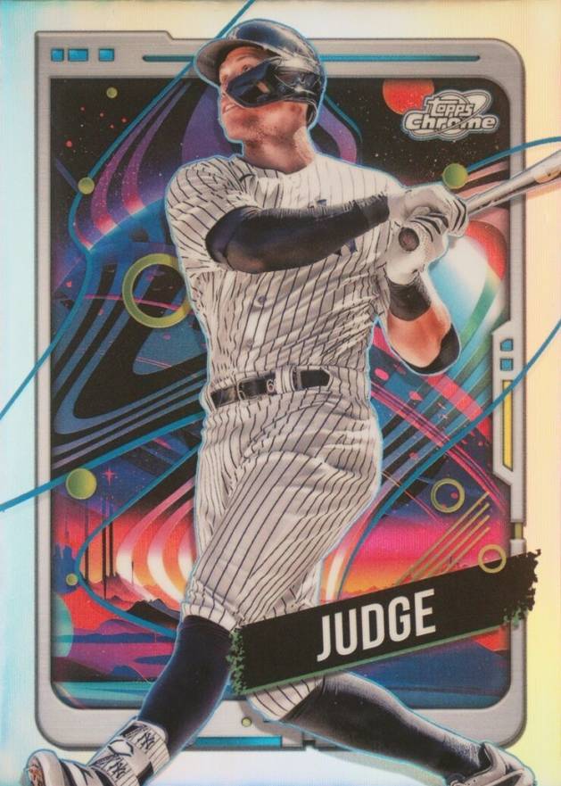 2024 Topps Chrome Cosmic Aaron Judge #68 Baseball Card