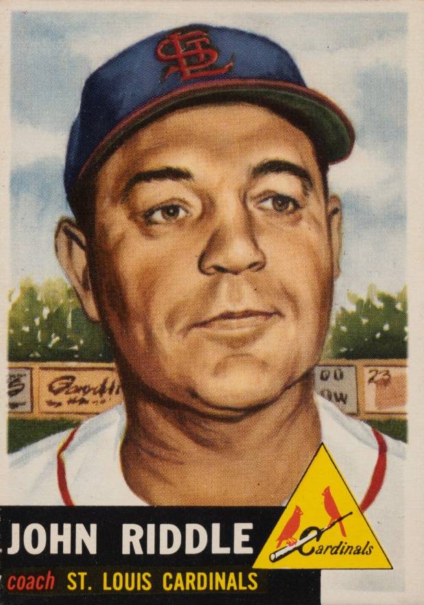 1953 Topps John Riddle #274 Baseball Card