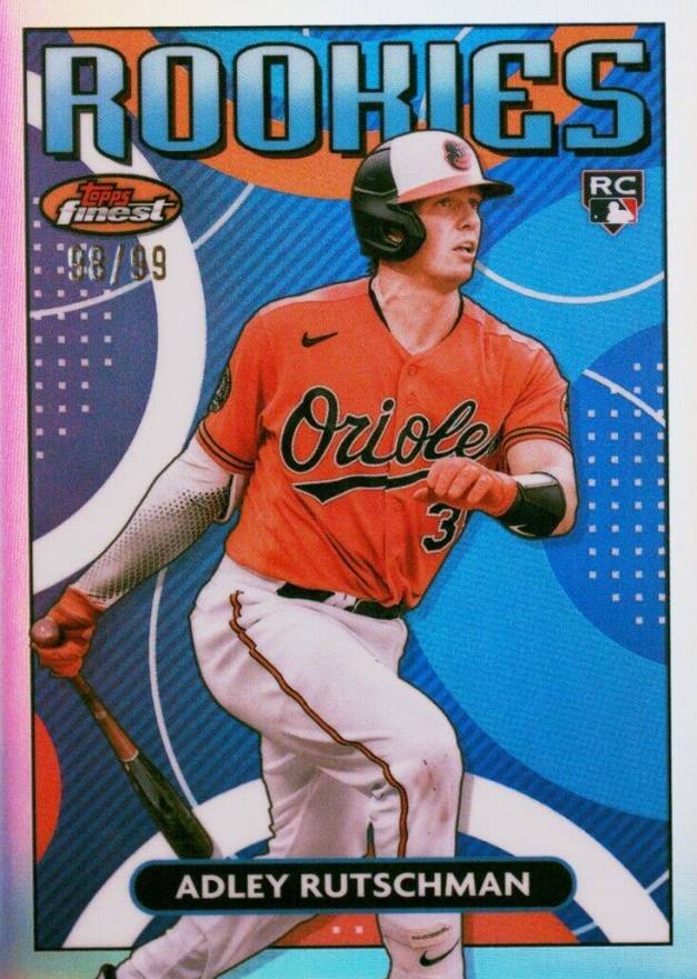 2023 Topps Finest Finest Rookies Design Variations Adley Rutschman #FRD1 Baseball Card