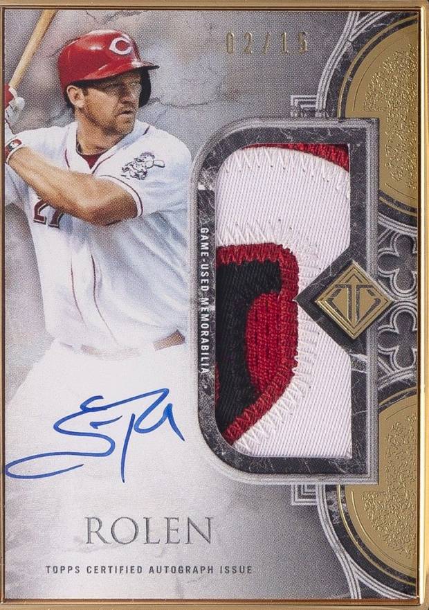 2023 Topps Transcendent Collection Transcendent Collection Patch Autographs Scott Rolen #SR Baseball Card