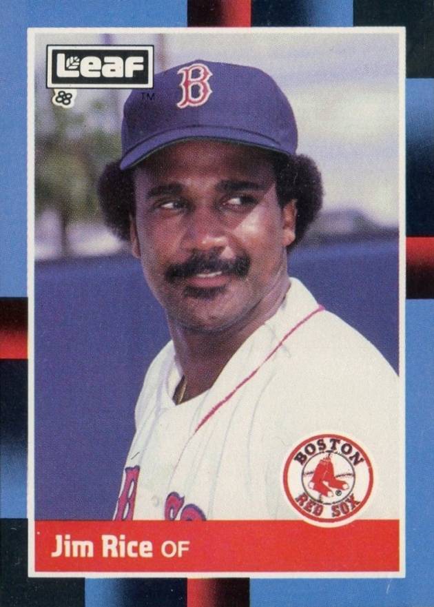 1988 Leaf Jim Rice #215 Baseball Card