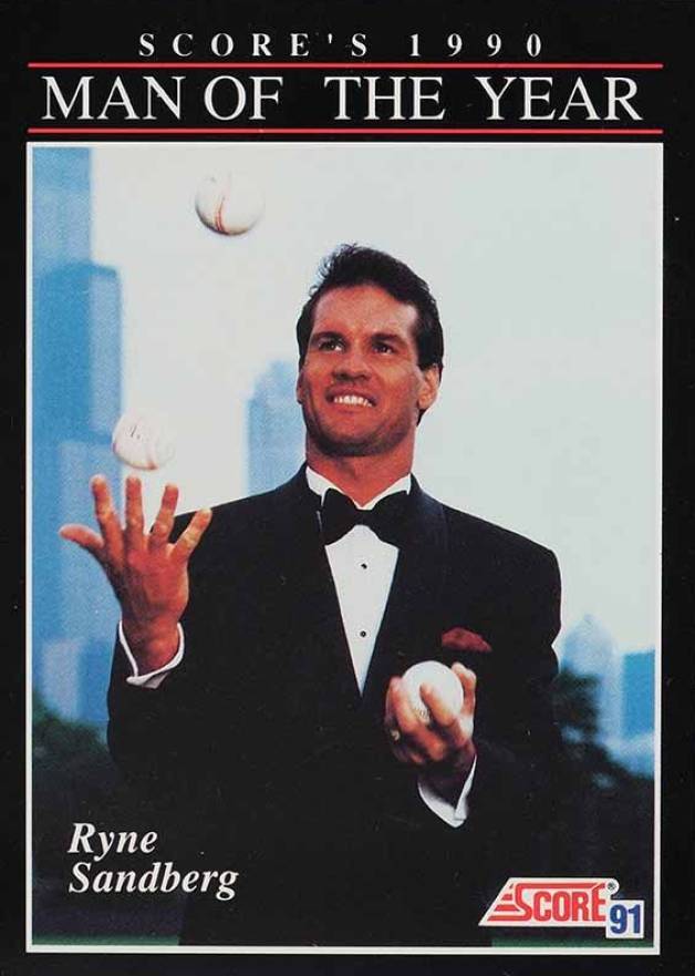 1991 Score Ryne Sandberg #815 Baseball Card