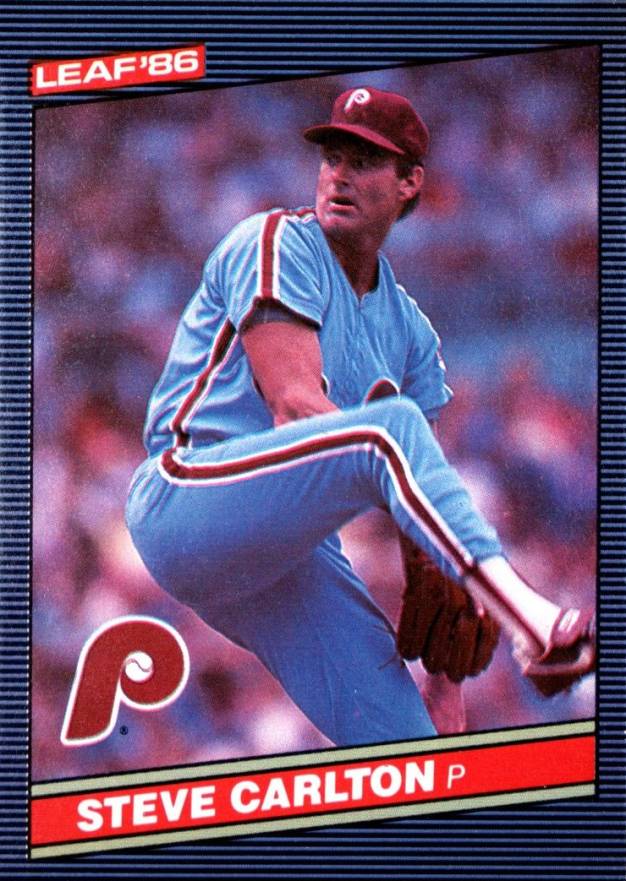 1986 Leaf Steve Carlton #117 Baseball Card