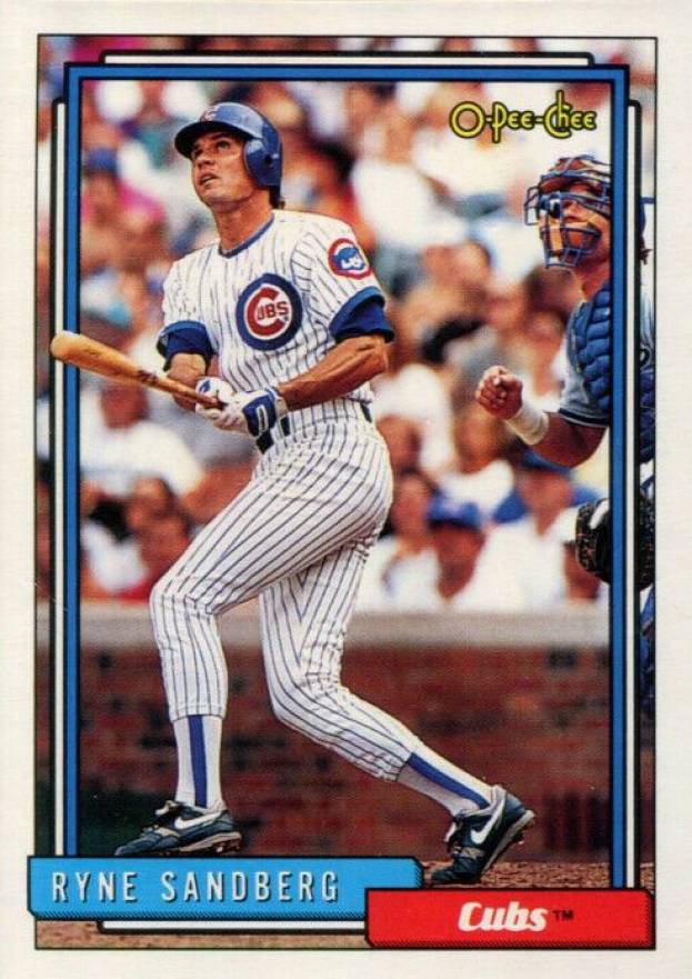 1992 O-Pee-Chee Ryne Sandberg #110 Baseball Card