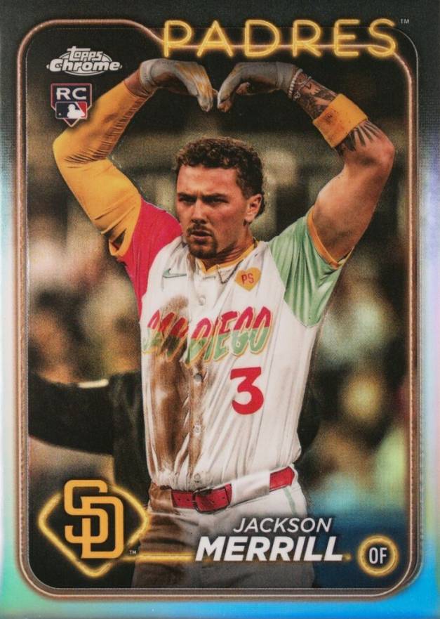 2024 Topps Chrome Jackson Merrill #207 Baseball Card