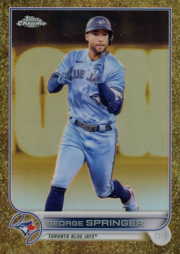 2022 Topps Gilded Collection George Springer #109 Baseball Card