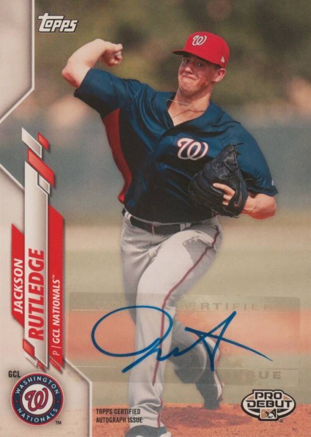 2020 Topps Pro Debut Jackson Rutledge #PD95 Baseball Card