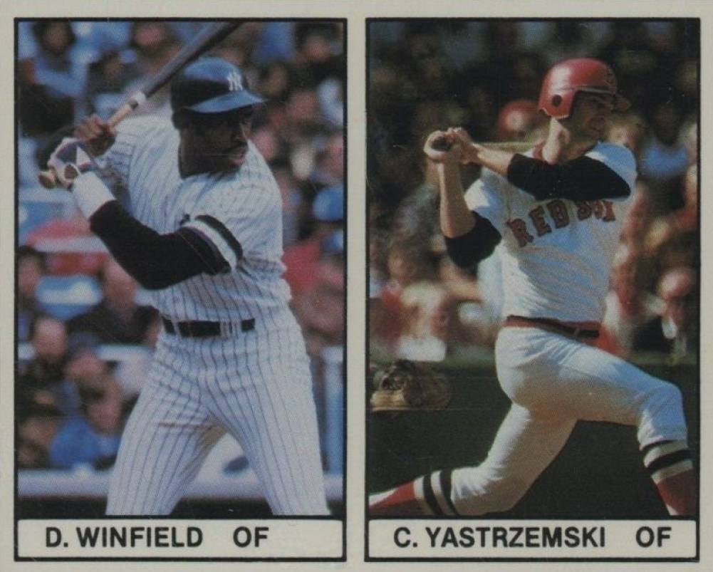 1981 All-Star Game Program Inserts-Hand Cut Dave Winfield # Baseball Card