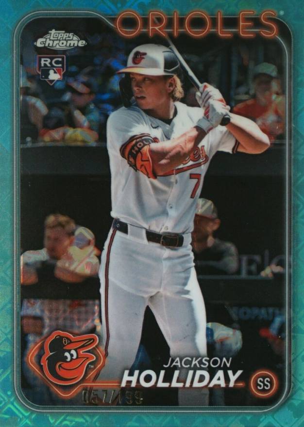 2024 Topps Chrome Logofractor Edition Jackson Holliday #88 Baseball Card