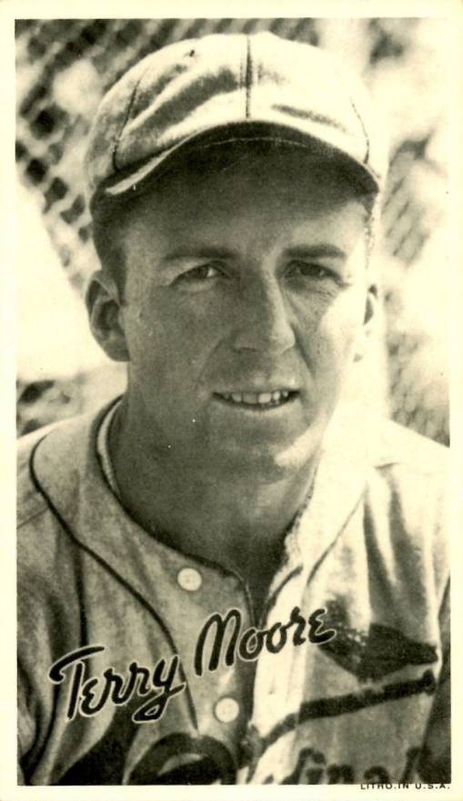 1936 Goudey Premiums-Type 1-Wide Pen Terry Moore # Baseball Card