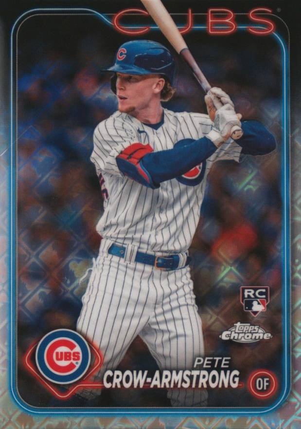 2024 Topps Chrome Logofractor Edition Pete Crow-Armstrong #16 Baseball Card