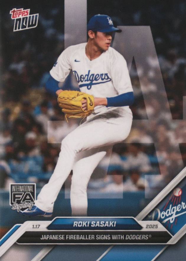 2024 Topps Now Offseason Roki Sasaki #OS13 Baseball Card