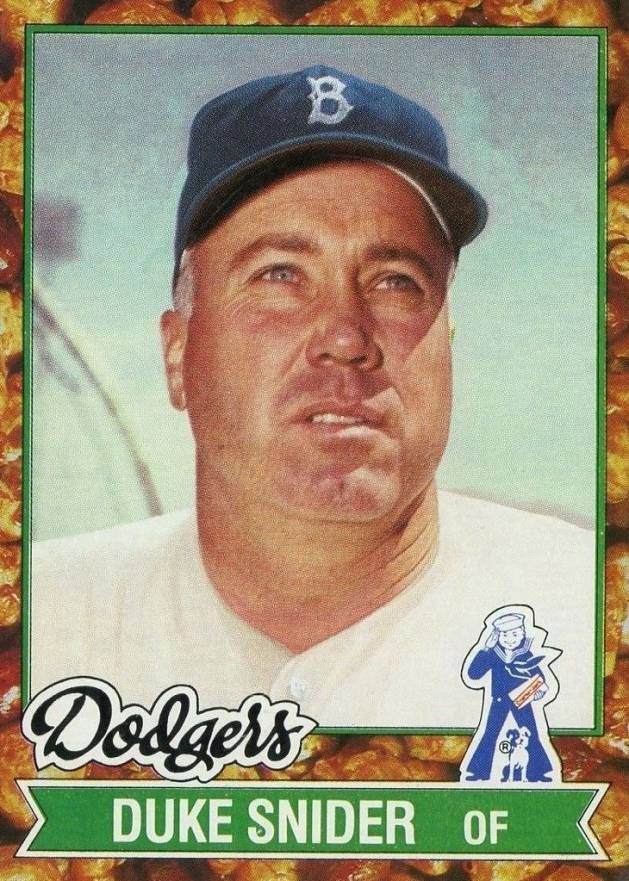 1982 Cracker Jack Duke Snider #15 Baseball Card