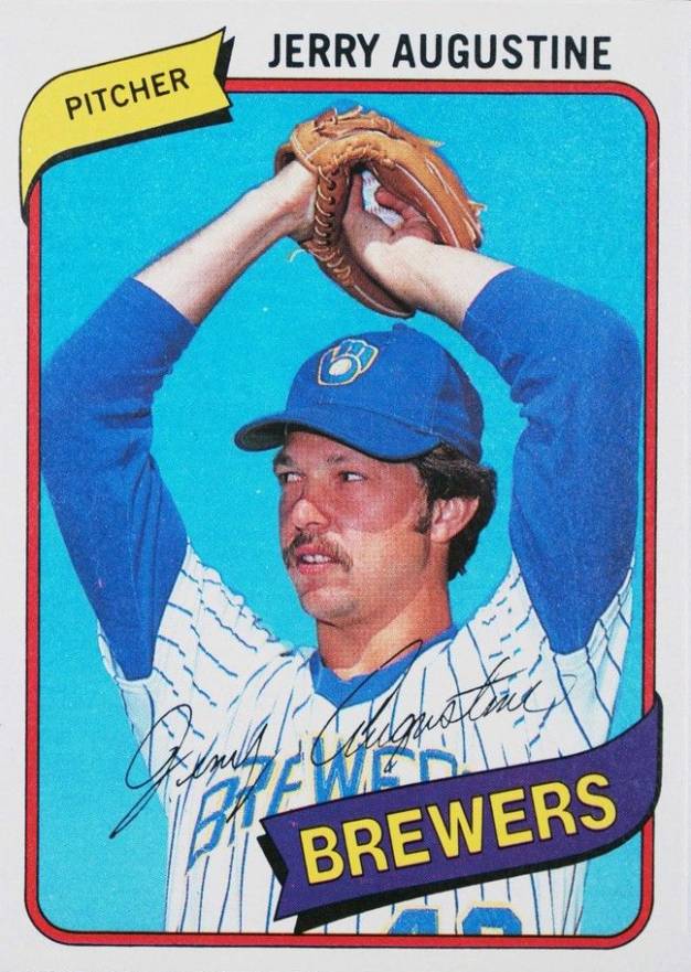 1980 Topps Jerry Augustine #243 Baseball Card