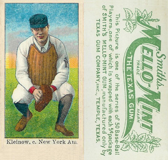1910 Mello-Mint Red Kleinow # Baseball Card