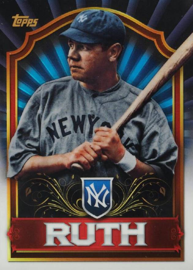 2011 Topps Value Box Chrome Refractor Babe Ruth #MBC3 Baseball Card