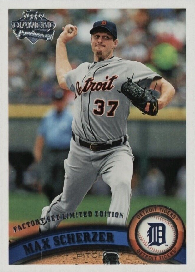 2011 Topps Max Scherzer #33 Baseball Card