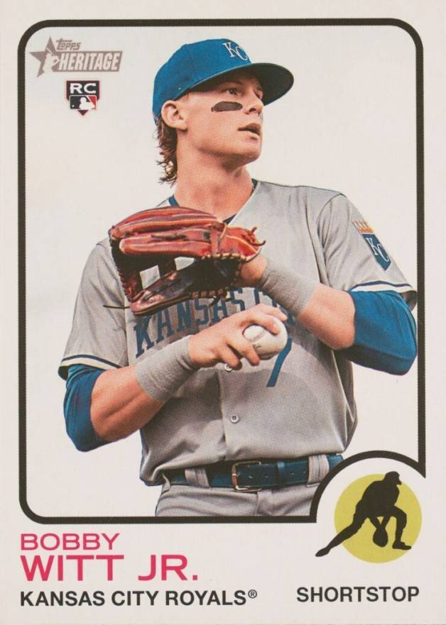 2022 Topps Heritage Bobby Witt Jr. #520 Baseball Card
