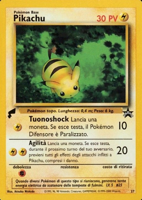 2000 Pokemon Pikachu World TCG Card Set - VCP Price Guide
