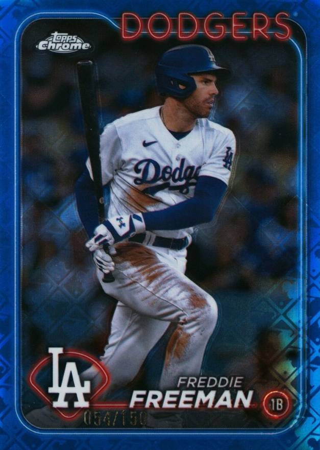 2024 Topps Chrome Logofractor Edition Freddie Freeman #4 Baseball Card