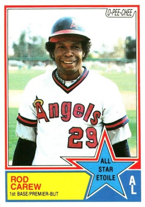 1983 O-Pee-Chee Rod Carew #386 Baseball Card