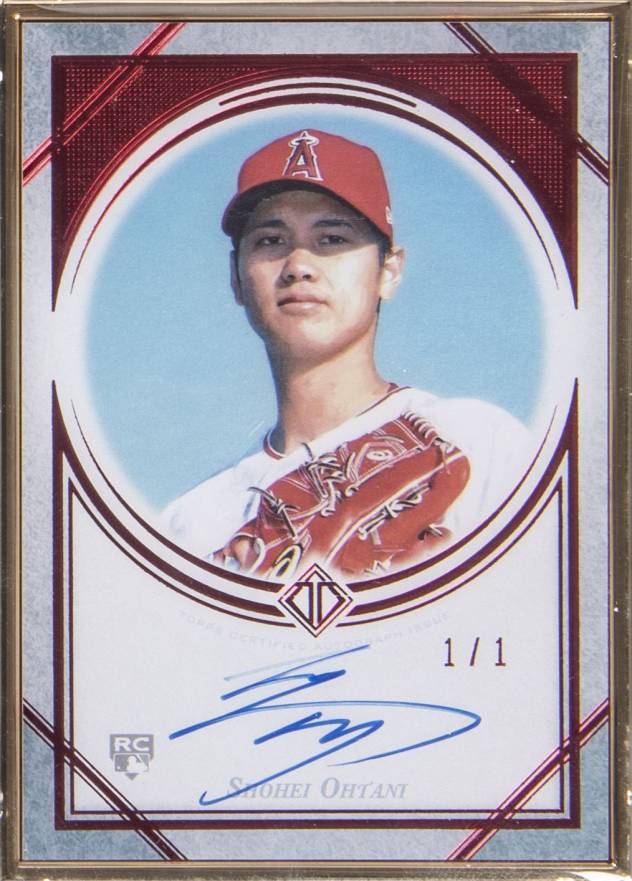 2018 Topps Transcendent Transcendent Collection Autographs Shohei Ohtani #TCASO Baseball Card