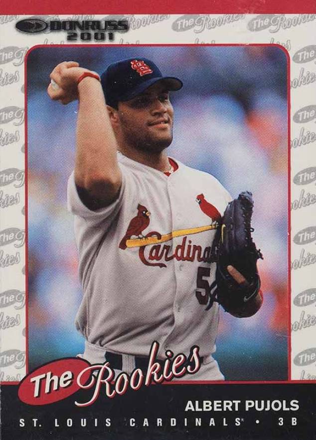 2001 Donruss Rookies Albert Pujols #R97 Baseball Card