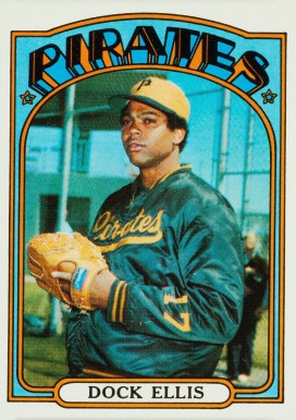 1972 Topps Dock Ellis #179 Baseball Card