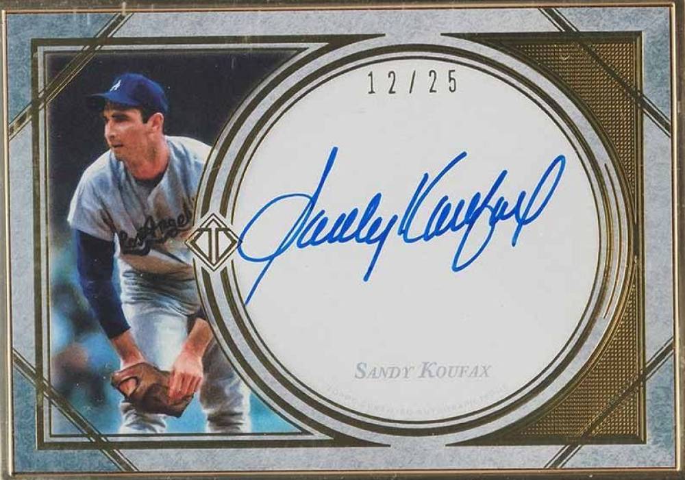 2018 Topps Transcendent Transcendent Collection Autographs Sandy Koufax #TCASK Baseball Card