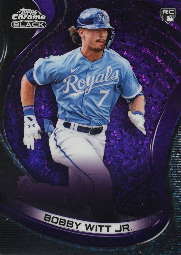 2022 Topps Chrome Black Bobby Witt Jr. #51 Baseball Card