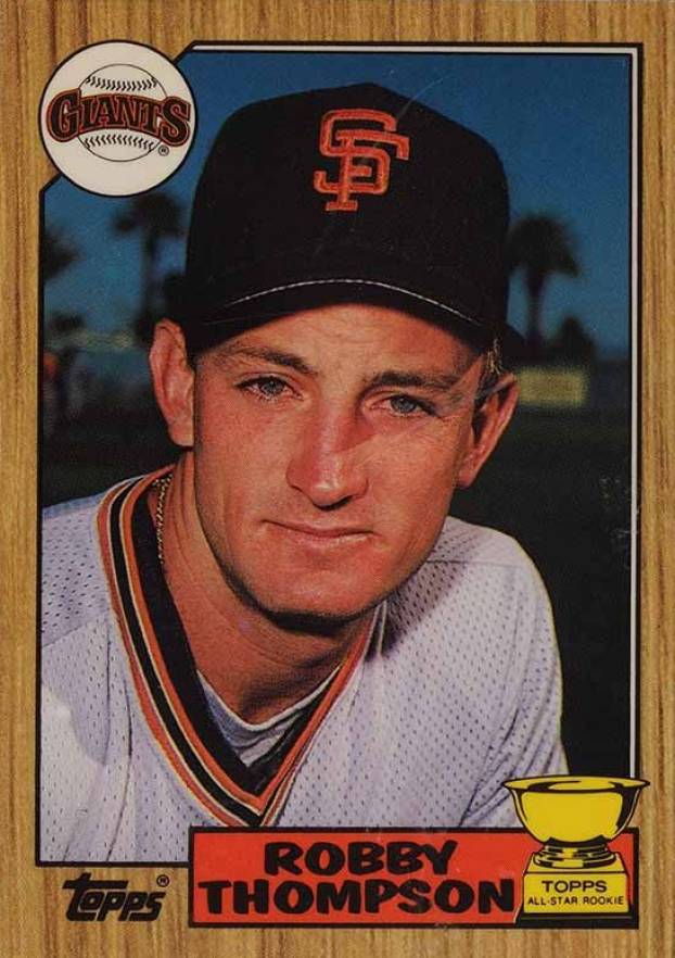 1987 Topps Tiffany Rob Thompson #658 Baseball Card