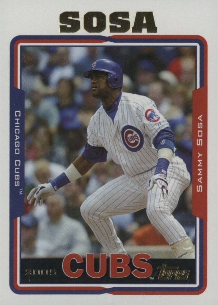 2005 Topps  Sammy Sosa #10 Baseball Card