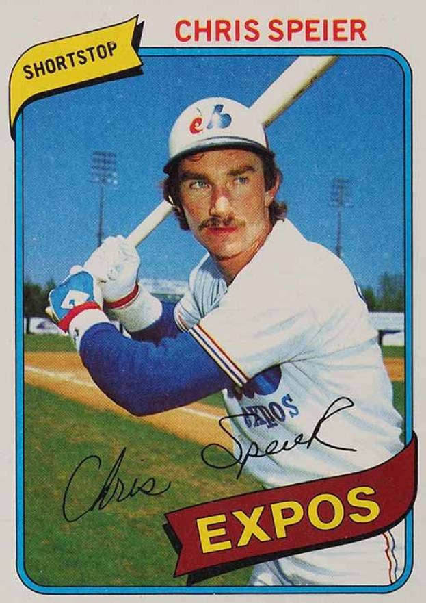 1980 Topps Chris Speier #319 Baseball Card
